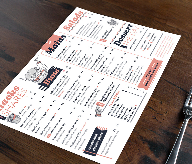 Menu Design